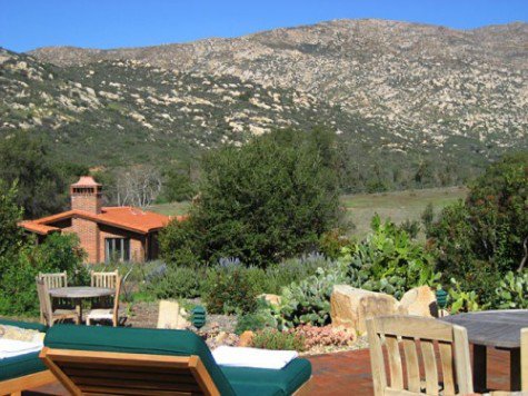 View from one of the pools at Rancho La Puerta View from one of the pools at Rancho La Puerta