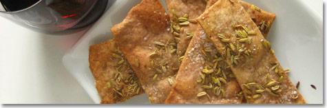 Crushed Fennel Crackers Crushed Fennel Crackers