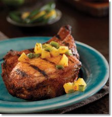 Chili-Rubbed Pork Chops Chili-Rubbed Pork Chops