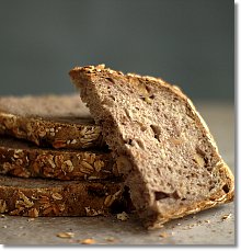 No-Knead Country Wheat Bread on JillHough.com