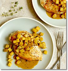 Chicken with Pan Sauce on JillHough.com