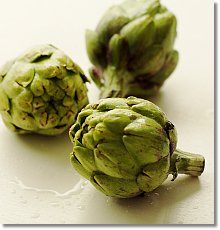How to prep baby artichokes on JillHough.com